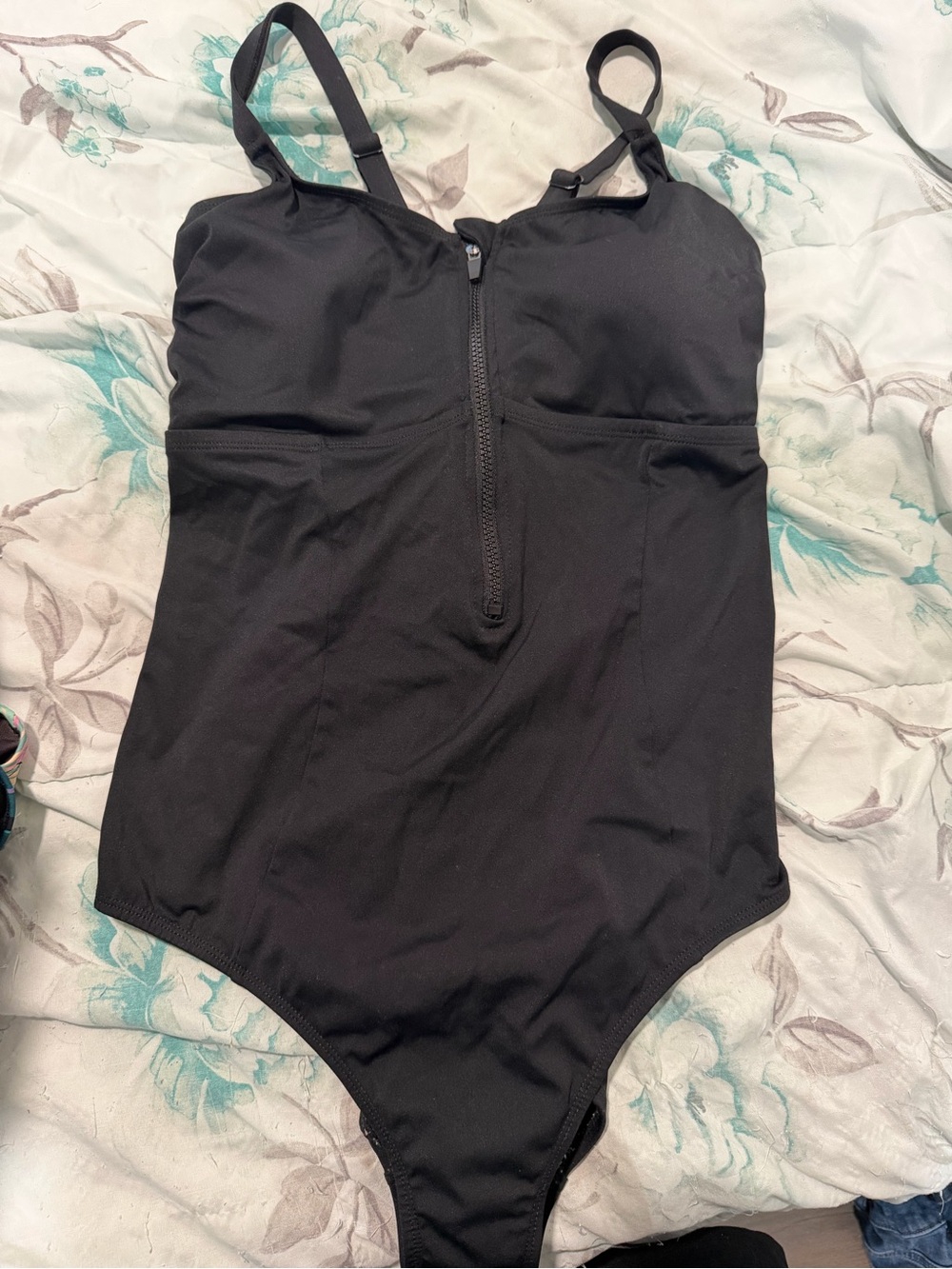 Torrid One-Piece Zipper Front Swimsuit